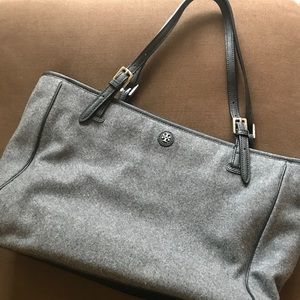 Tory Burch over the shoulder Lap top purse